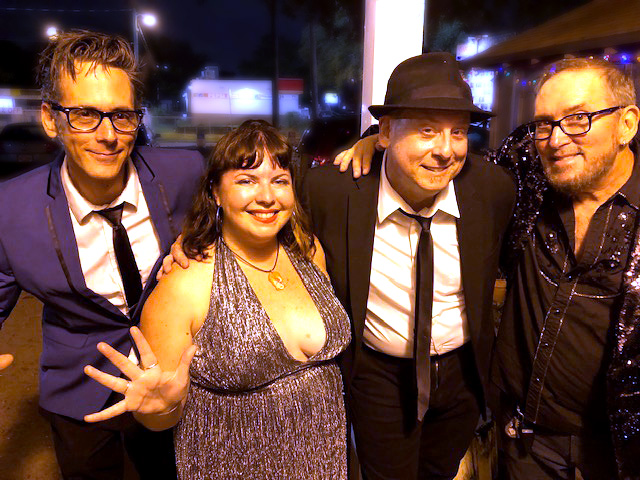 The Jazz Hands (Greg Kazek, Colleen Cherry, Mark Warren, and Ricky Wilcox)